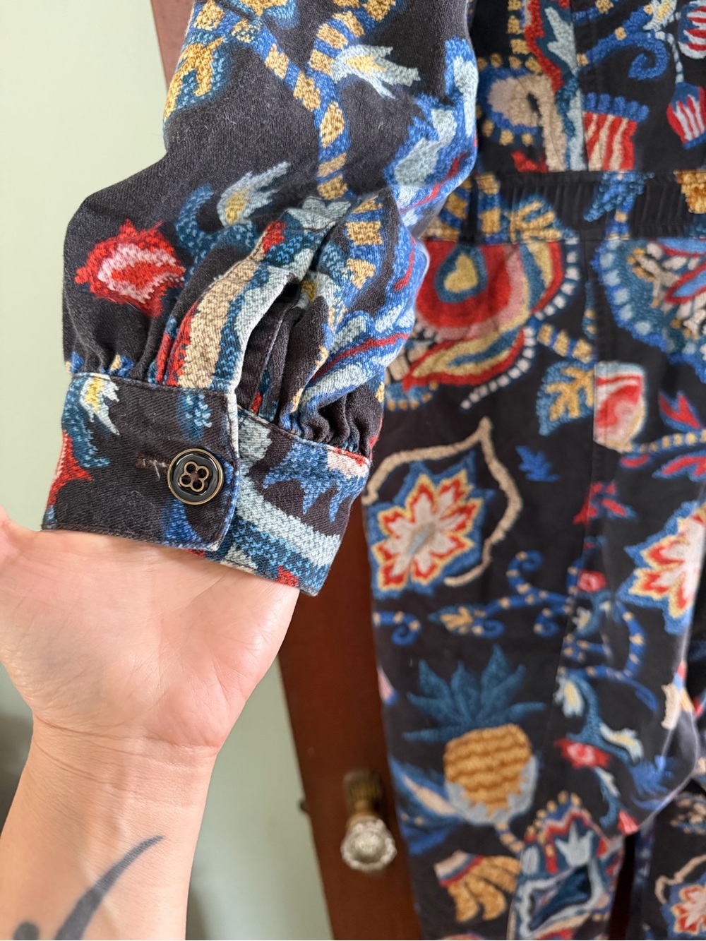 Farm Rio Vintage-Inspired Floral Jumpsuit - Picture 10 of 10